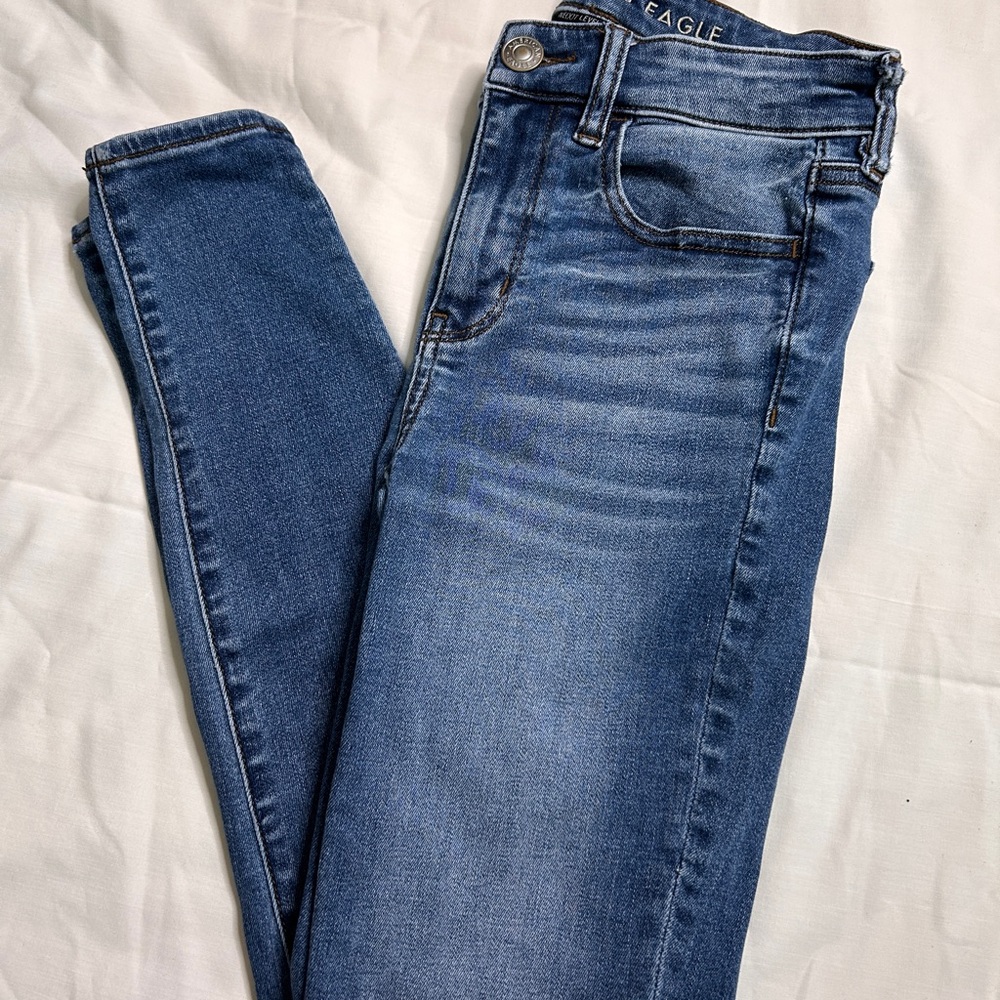 American Eagle Outfitters Blue Skinny Jeans